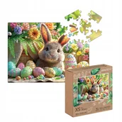 Układanki dla dzieci - Puzzle Celebrating 50 elementów Easter Bunny Zajączek Wielkanocny - miniaturka - grafika 1