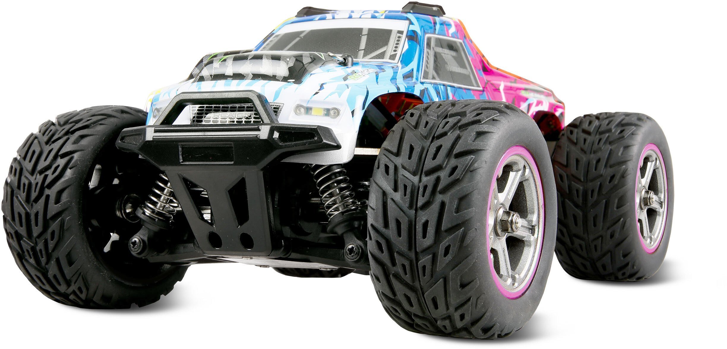 Amewi Hyper Go MAX20 Monstertruck Li-Po 750mAh niebieski/różowy