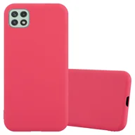 Etui i futerały do telefonów - Etui Cadorabo do Samsung Galaxy A22 5G w kolorze czerwonym etui na telefon komórkowy silikonowe etui z TPU - miniaturka - grafika 1