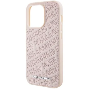 Etui Karl Lagerfeld KLHCP15XPQKPMP Apple iPhone 15 Pro Max hardcase Quilted K Pattern różowy/pink - Etui i futerały do telefonów - miniaturka - grafika 7
