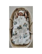 Śpiworki dla dzieci - Bonjour Cherie Śpiworek do spania bambusowy 0-3m Benji - miniaturka - grafika 1