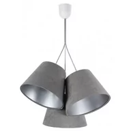 Lampy sufitowe - Lumes Lampa wisząca Lumes Szaro-srebrna lampa wisząca stożki EXX68-Botina E15298070-013 - miniaturka - grafika 1