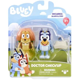 Bluey Figurka Wizyta u lekarza 2szt - TM Toys - Figurki dla dzieci - miniaturka - grafika 1