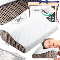 Poduszki - PODUSZKA DO SPANIA NA BOKU I BRZUCHU PROFILOWANA PIANKA MEMORY - miniaturka - grafika 1