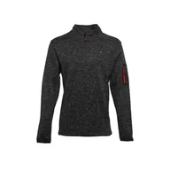 Bluzy narciarskie - Bluza polarowa typu half zip Peak Mountain Cypar - miniaturka - grafika 1