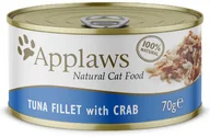 Mokra karma dla kotów - Zestaw Applaws, 24 x 70 g - Filet z tuńczyka z krabami - miniaturka - grafika 1