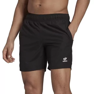 Spodnie sportowe męskie - Spodenki adidas Originals Adicolor Essentials Trefoil H35499 - czarne - Adidas - grafika 1