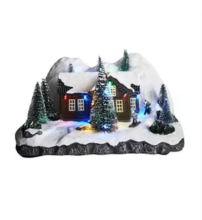 Świąteczna dekoracja świetlna z figurkami LED 0,03W biała ciepła - Ozdoby bożonarodzeniowe - miniaturka - grafika 1