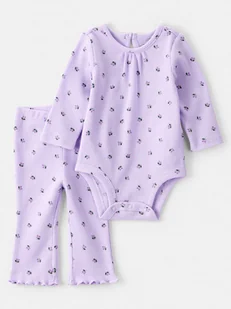 carter's 2-częściowy zestaw w kolorze fioletowym - Body dla niemowląt - miniaturka - grafika 1