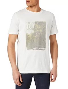 Camel Active 4096405T24 T-Shirt Męski, Broken White, Xxl - Koszulki męskie - miniaturka - grafika 1