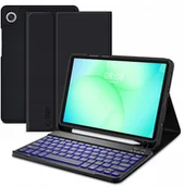 Akcesoria do tabletów i e-booków - TECH-PROTECT SC PEN + KEYBOARD GALAXY TAB A9+ / A11+ PLUS 11.0 X210 / X215 / X216 / X230 / X235 / X236 BLACK - miniaturka - grafika 1