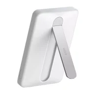 Powerbanki - Powerbank Magnetyczny z Podstawką ESR Qi2 MagSlim 5000mAh 15W Biały - miniaturka - grafika 1