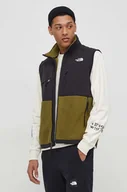 Kamizelki męskie - The North Face bezrękawnik DENALI męski kolor zielony przejściowy - miniaturka - grafika 1