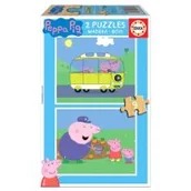 Puzzle - G3 Puzzle 2x9 Świnka Peppa drewniane) Nowa - miniaturka - grafika 1