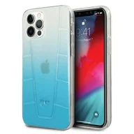 Etui i futerały do telefonów - Mercedes MEHCP12LCLGBL iPhone 12 Pro Max 6,7" niebieski/blue hardcase Transparent Line - miniaturka - grafika 1