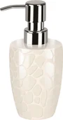 Dozowniki papieru i mydła dla firm - Spirella spirella dozownik mydła Darwin Pebble Stone towaru, biały 10.14657 - miniaturka - grafika 1