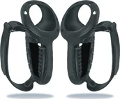 Akcesoria VR - Vortex Virtual Reality Silikonowy pokrowiec na kontrolery z otworem na baterię Czarny do Meta Quest 3 - miniaturka - grafika 1