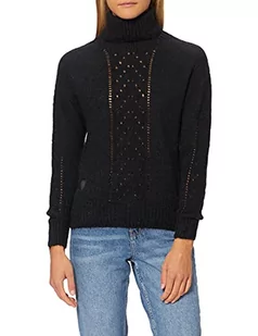 Blauer Knitting Golf Sweter Damski, 999 Czarny, 44 - Swetry damskie - miniaturka - grafika 1