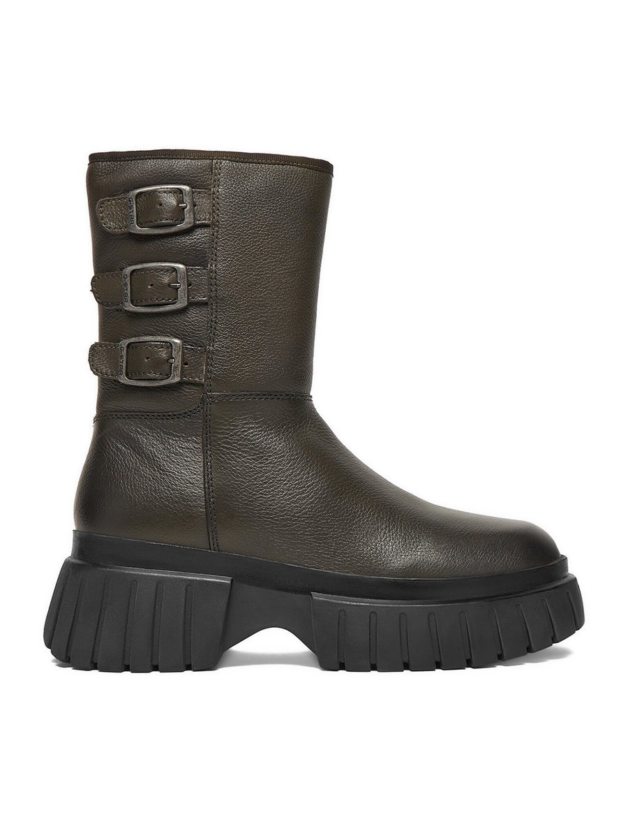 G Star Raw Botki Damskie Zielony G-STAR RAW-CEO-WI33-CS555-KIWI-13 Khaki