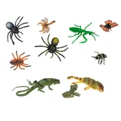 Figurki dla dzieci - Zestaw Gumowych Zwierząt Gady I Owady - miniaturka - grafika 1