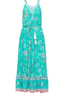 Sukienki - IZIA Sukienka maxi damska 19323231, turkusowy, S - miniaturka - grafika 1