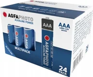 Baterie i akcesoria - AgfaPhoto Bateria alkaliczna Power AAA LR03 Micro 24St. 110-819938 - miniaturka - grafika 1