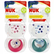 Smoczki uspokajające - ND39_539432 NUK SMOCZEK USP 2EL 18-36M D&N 107397 - miniaturka - grafika 1