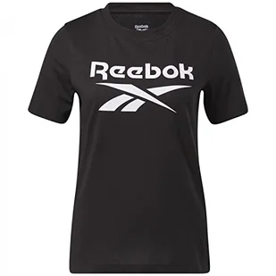 Reebok Damska koszulka z dużym logo tożsamości - Koszulki i topy damskie - miniaturka - grafika 1
