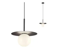 Lampy sufitowe - Redo 01-2728 - Żyrandol na lince PLATO 1xG9/10W/230V śr. 20 cm czarne - miniaturka - grafika 1