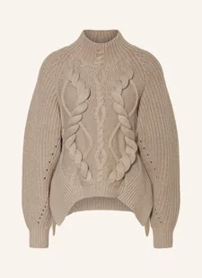 Boss Sweter Fibona Z Kaszmir beige - BOSS - Swetry damskie Boss Sweter Fibona Z Kaszmir beige - BOSS - Swetry damskie - miniaturka - grafika 1