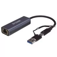 Karty sieciowe - Karta sieciowa D-Link USB-C/USB 3.0 na 2,5 G Ethernet (DUB-2315) - miniaturka - grafika 1