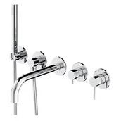 Baterie podtynkowe - Omnires Y bateria wannowa 5-otworowa podtynkowa Y1237/1CR Chrom Y1237/1CR - miniaturka - grafika 1