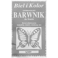 Farby i media malarskie - czakos Barwnik do tkanin "Motyl", szary, Biel i Kolor, 10 g CZ-BT-091 - miniaturka - grafika 1