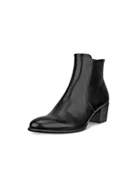 Botki damskie - ECCO Damskie botki w kształcie 35, czarne, 3,5 UK, Czarny, 36 EU - miniaturka - grafika 1