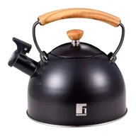 Czajniki na gaz - CZAJNIK STALOWY Z GWIZDKIEM 2,3L BERGNER BG-37312 CHARCOAL - miniaturka - grafika 1