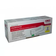 Tusze oryginalne - TONER OKI 43381905 (yellow) - miniaturka - grafika 1