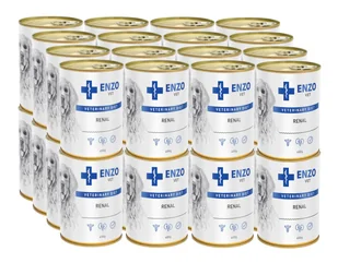 ENZO VET Renal dieta na choroby nerek z wołowiną dla psów 32x400g - Mokra karma dla psów - miniaturka - grafika 1