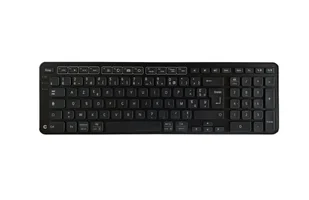 Contour Design Balance klawiatura RF Bezprzewodowy + USB AZERTY Francuski Czarny 102101 - Klawiatury - miniaturka - grafika 1
