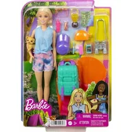 Lalki dla dziewczynek - Mattel Lalka Mattel Kemping Malibu + akcesoria HDF73 GXP-811953 - miniaturka - grafika 1