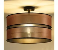 Lampy sufitowe - Duolla - Żyrandol natynkowy COPPER SHINY 1xE27/15W/230V śr. 40 cm miedziany/czarny - miniaturka - grafika 1