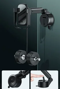Baseus 5w1 elektrycznie zamykany uchwyt samochodowy bezprzewodowa ładowarka Qi 10 W + ładowarka samochodowa + 2 mocowania + kabel micro USB srebrny (WXHW01-B0S) - Ładowarki samochodowe - miniaturka - grafika 17