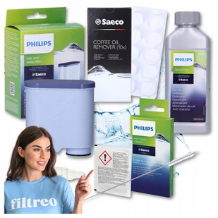 ZESTAW do CZYSZCZENIA konserwacji EKSPRESU PHILIPS SAECO FILTR TABLETKI - Akcesoria i części AGD ZESTAW do CZYSZCZENIA konserwacji EKSPRESU PHILIPS SAECO FILTR TABLETKI - Akcesoria i części AGD - miniaturka - grafika 1