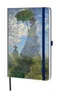 Kalendarze - Kalendarz A5 tygodniowy z notatnikiem KOBIETA Z PARASOLEM Monet - miniaturka - grafika 1