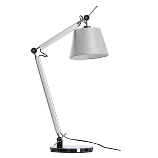 Lampka biurkowa Zyta AZ2307+AZ2598 Azzardo wysięgnik regulowany chrom szary - Lampy stojące - miniaturka - grafika 1
