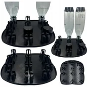 Akcesoria i części AGD - Ociekacz Na 6 Sześć Butelki Do Saturatora SODASTREAM Stojak Uchwyt Czarny - miniaturka - grafika 1