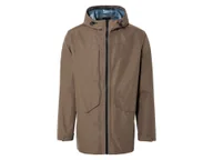 Kurtki męskie - LIVERGY® Kurtka przeciwdeszczowa męska z regulowanym kapturem (M(48/50), Brązowy) - miniaturka - grafika 1