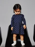 Sukienki - name it Sukienka "Vivia" w kolorze granatowo-białym - miniaturka - grafika 1