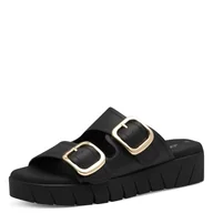 Klapki i japonki damskie - s.Oliver Klapki damskie 5-27205-44, czarny, 38 EU - miniaturka - grafika 1