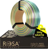 Filamenty i akcesoria do drukarek 3D - ROSA3D Filament ROSA3D ReFill PLA Rainbow Silk 1,75mm 800g + 200g GRATIS - miniaturka - grafika 1