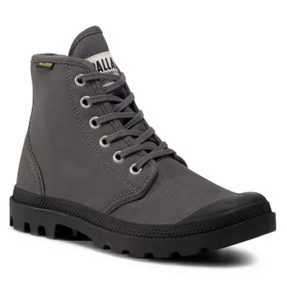 Botki damskie - Palladium Trapery Pampa Hi Originale 75349-045-M Forged Iron/Black - grafika 1